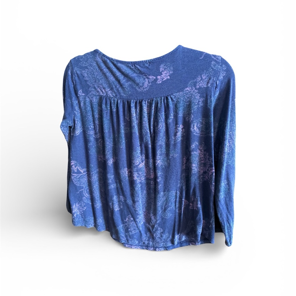 Lucky Brand Purple Long Sleeve Top - Picture 3 of 5